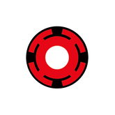 I-Contact Cosplay Halloween Contact Lenses Red Nuclear